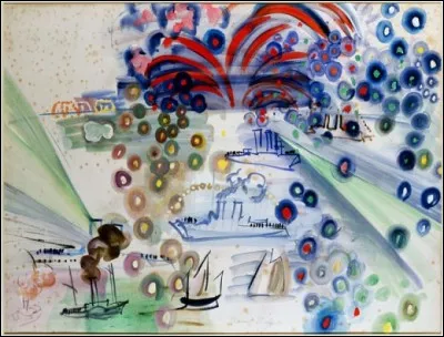 Qui a peint "Le feu d'artifice" ?