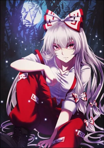 Fujiwara no Mokou est une humaine en tr&egrave;s mauvais termes avec Kaguya. Quels sont ses pouvoirs ?