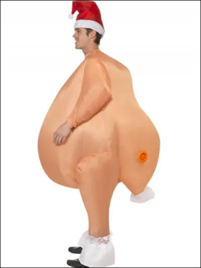 Enfin, histoire de vous sentir encore plus au coeur de la fête, voici un déquisement parfait ! A propos de dinde, dans quelle série à grand succès, deux acteurs mettent-ils la tête dans une dinde crue prête à cuire ?