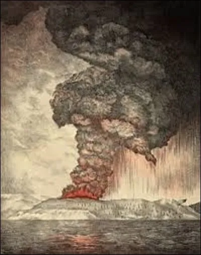 J'affirme que l'éruption du volcan Krakatoa se situant en Indonésie est survenue le 27 août 1883 à 10 h 20 min, et fit 36 417 victimes.