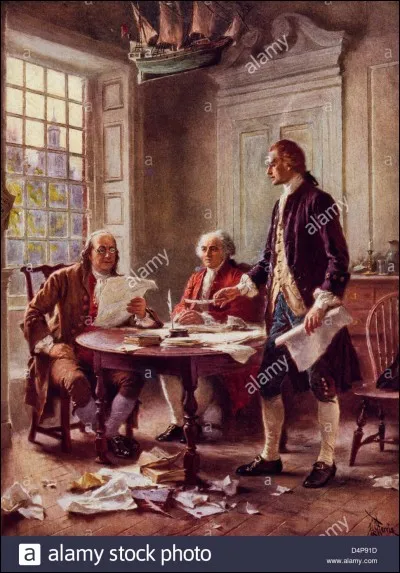 En quelle année le Second Congrès continental a-t-il adopté la Déclaration d'indépendance des États-Unis ?