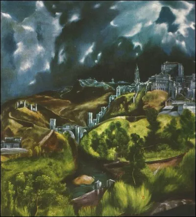 Quelle ville d'Espagne est représentée sur cette peinture du Greco ?