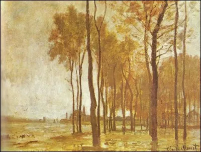 En 1877, Claude Monet peint l'inondation d'une ville : laquelle ?