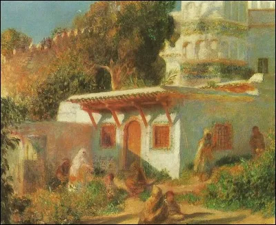 Cette toile d'Auguste Renoir est une mosquée. Mais de quelle ville ?