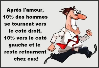 Dans cette chanson, on peut entendre : Faisons l'amour avant de nous dire bonjour !