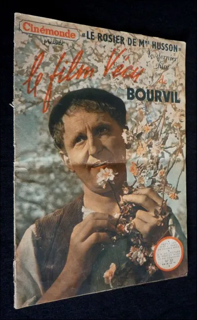 J'ai quand même largement noirci le tableau, ni ange ni démon, mais j'étais loin d'être un Rosier comme Bourvil. Qui est l'auteur du livre dont est tiré le film "Le Rosier de Madame Husson" ?