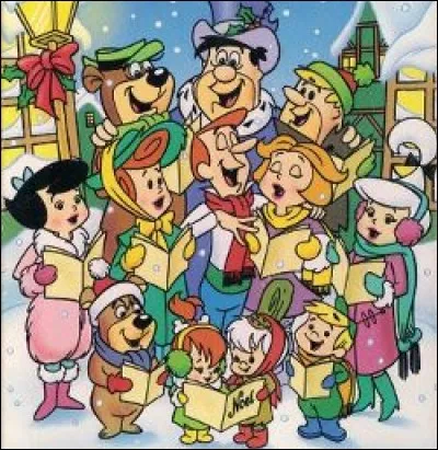 On a ici un bon groupe de Hanna-Barbara, allons voir : Fred Pierrrafeu, Wilma Pierrafeu, Pépite Pierrafeu, Barney Laroche, Betty Laroche, Bam Bam Laroche, George et Jane Jetson, leur jolie fille Judy et sans oublier ces deux coquin d'Elroy et de Boubou. Ai-je fait omission ? Vous allez devoir m'aider : qui est le plus grand voleur de paniers de pique-nique de l'histoire du Parc Yellowstone ?