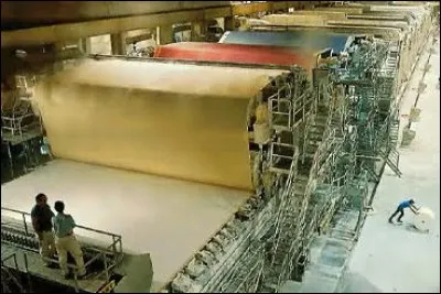 Pour que le papier devienne blanc ou coloré, on utilise :