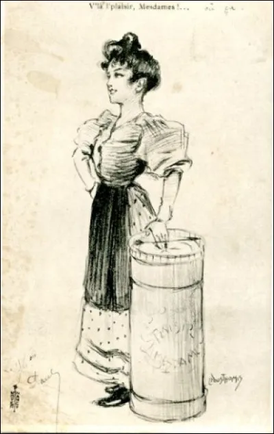 Autrefois que vendaient les marchandes de plaisir, en criant "V'là le plaisir mesdames !"