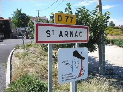 St Arnac est situ&eacute;e en....
