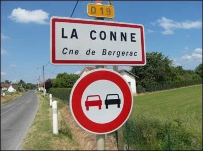 La Conne est situ&eacute;e ....