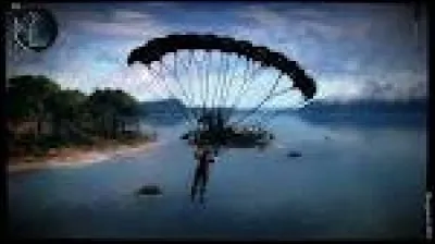 Sur quel bouton faut-il appuyer pour larguer le parachute ?