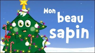 Le chant "Mon beau sapin" est un chant de quel origine ?