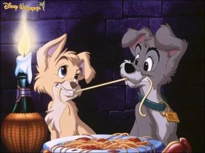 De quel 'Belle et le clochard' vient cette image ?