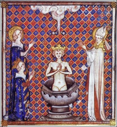 A la chute de l'empire romain les peuples barbares se ruent sur l'ouest, parmi eux les Francs. Quel roi franc se fait le 1er baptiser à Reims par Rémi, instaurant cette tradition des rois de France ?