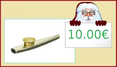 Ce drôle d'accessoire musical : 10.00