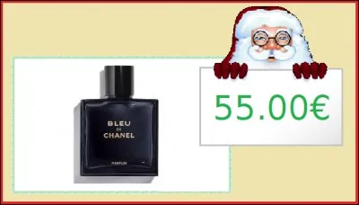100mL de ce parfum pour homme : 55.00