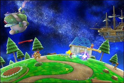 Ce stage, nommé Mario Galaxy, est-il présent dans Super Smash Bros Ultimate ?