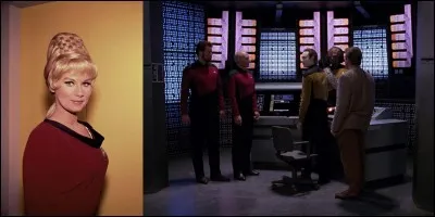 Tout le monde a, au moins, entendu parler du film « Star Trek ». Intéressons-nous au vaisseau spatial « Enterprise » et, surtout, à son ordinateur. La voix qu'il utilise est celle de l'actrice Majel Barrett.
Quelle est la particularité qui caractérise le rôle de cette actrice ?