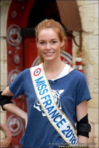 En août 2018, Maëva participe au jeu "Fort Boyard". Quelle autre Miss France faisait partie de son équipe ?