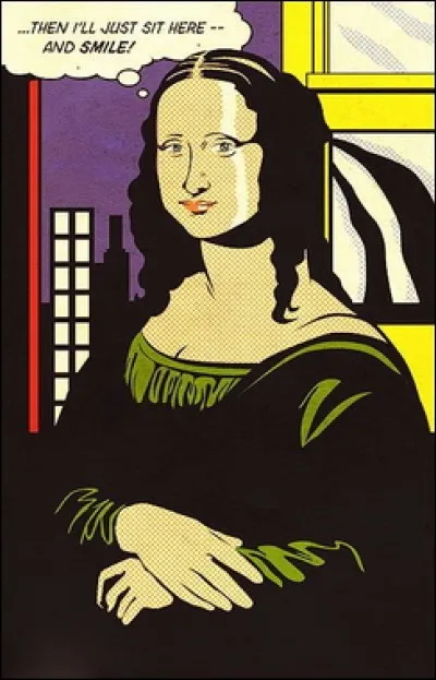 Ce portrait de Roy Lichtenstein s'inspire bien évidemment d'un célébrissime portrait d'un célébrissime grand peintre italien. Qui est ce peintre ?