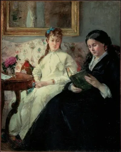 Quel est le titre du tableau de Berthe Morisot qui fut "retouché'' (repeint par dessus) par Manet ?