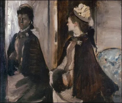 Quel peintre a représenté "Madame Jeantaud au miroir" ?