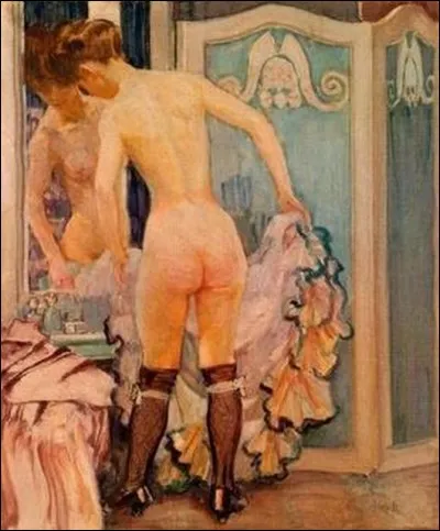 Qui a peint "Femme devant un miroir" ?