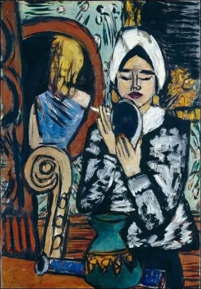 Qui a peint "Femme avec un miroir" ?