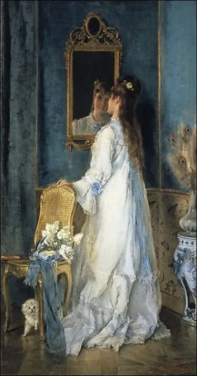 Qui a peint "Femme devant un miroir" ?