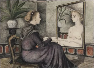 Qui a peint "La femme au miroir" ?