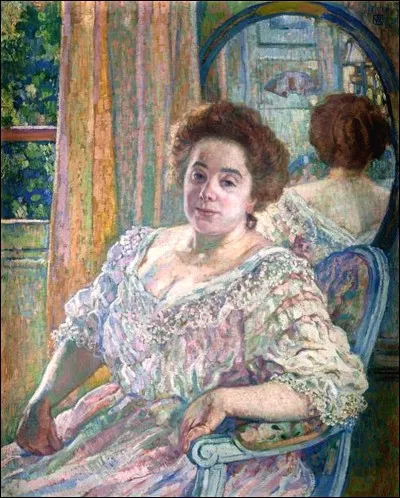 Qui a peint "Portrait de Marthe au miroir" ?