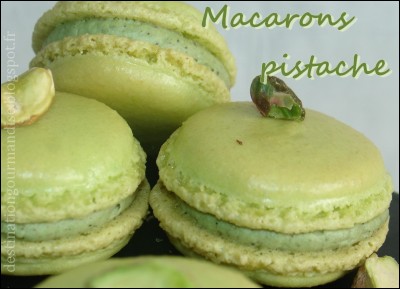 Le top des cinq meilleurs parfums de macarons affirme que le meilleur parfum est "pistache".