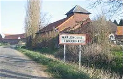 Nous terminons cette balade dans les Hauts-de-France, à l'entrée de Warlencourt-Eaucourt. Village de l'arrondissement d'Arras, il se situe dans le département ...