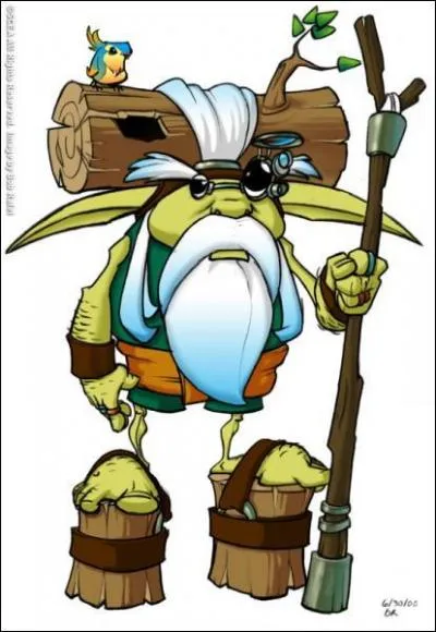 Comment s'appelle le Sage Vert qui s'occupe de Jak et Daxter ?