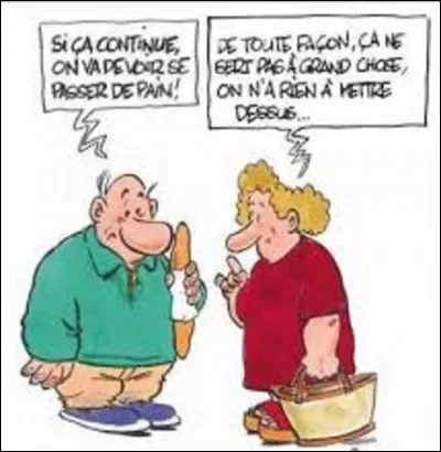 Nature / production : 
De ces trois céréales citées ci-dessous, avec laquelle ne peut-on pas fabriquer de pain ?