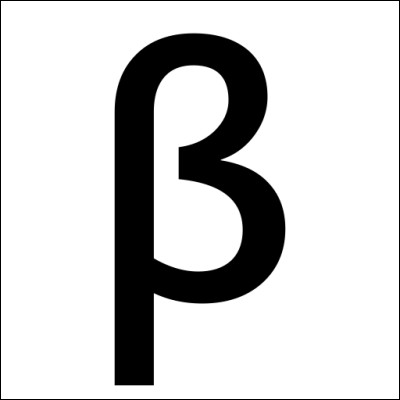 Le B se dit "Bêta" en latin.