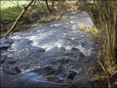 L'Odon, petite rivi&egrave;re longue de 47 km, coule ...