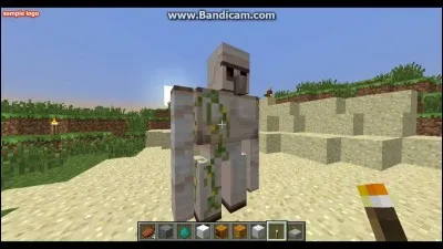 Un golem de fer se crafte avec une citrouille et...