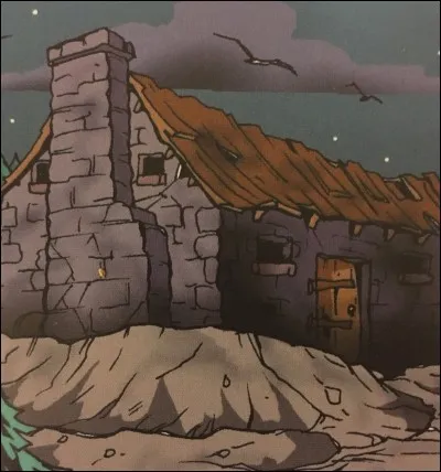 Pourquoi Jadina vit-elle dans une cabane au début de l'histoire ?