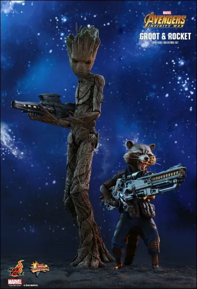 Quel personnage fait équipe avec Rocket et Groot ?