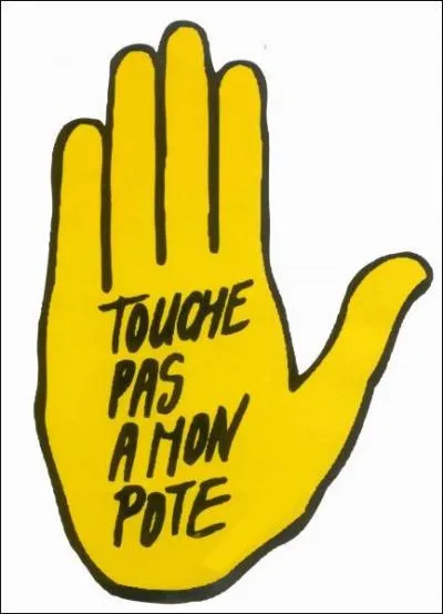 De quelle association l'expression 'Touche pas  mon pote' est-elle le slogan ?