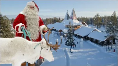 Où se trouve le village du père Noël ?