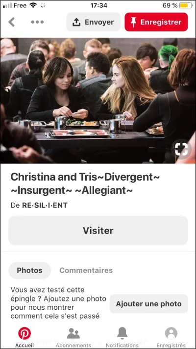 Que mange Tris la première fois qu'elle arrive chez les Audacieux ?