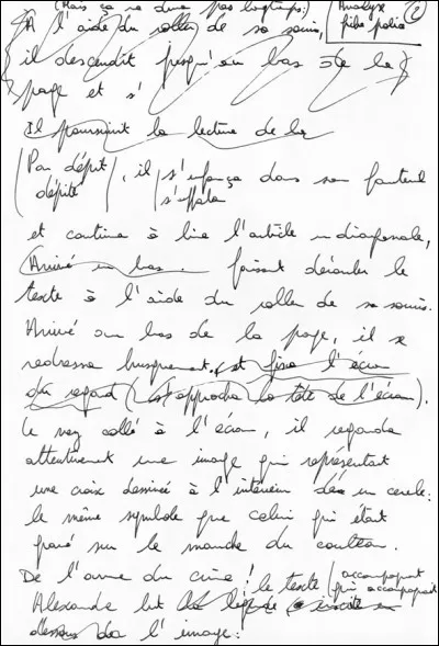 Avoir une écriture brouillonne n'est pas un signe d'intelligence.