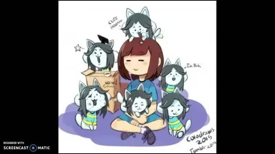 Comment s'appelle le monde où se trouve le village temmie ?