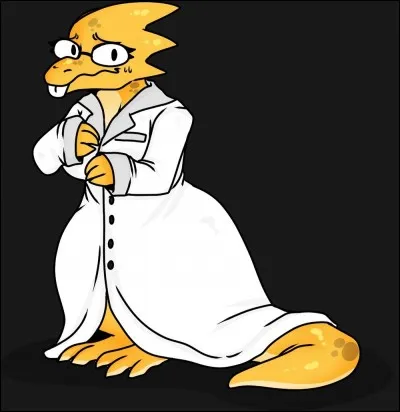 De quelle couleur est la robe d'Alphys lors de son rencart avec Undyne ?