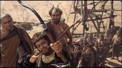 Premier roi postdiluvien, cet illuminé croyait atteindre le ciel avec son arc depuis sa fameuse tour. Qui est-il ?