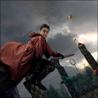 Comment Harry attrape-t-il le Vif d'or pendant son premier match de Quidditch ?