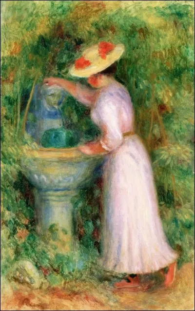 À qui doit on "Jeune fille à la fontaine" ?